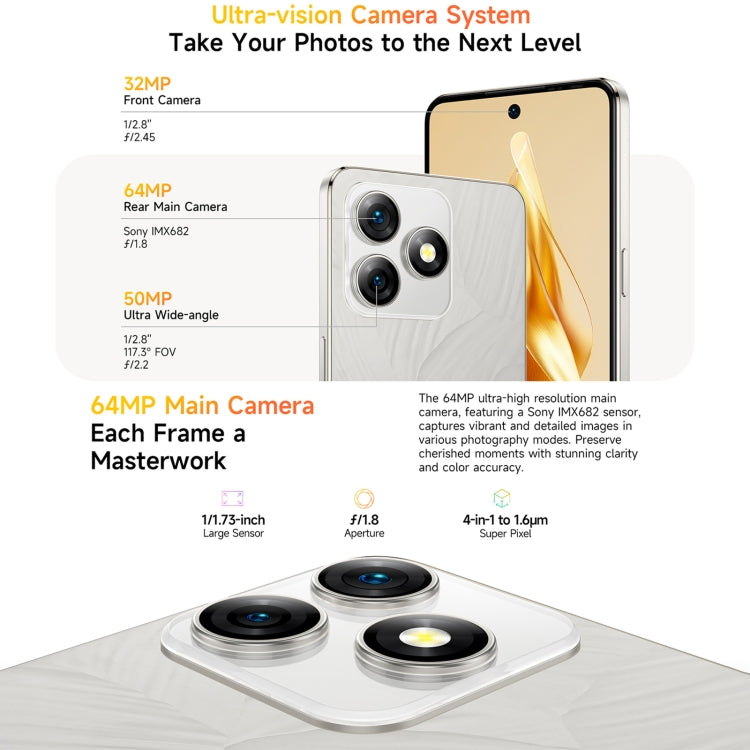 Ulefone Note 18 Pro, 6GB+256GB, Face ID & Side Fingerprint, 6.78 inch Android 14 MediaTek Helio G91 MTK6769 Octa Core, Network: 4G, Dual SIM, OTG, NFC Ulefone Note 18 Pro, 6GB+256GB, Face ID & Side Fingerprint, 6.78 inch Android 14 MediaTek Helio G91 MTK6769 Octa Core, Network: 4G, Dual SIM, OTG, NFC